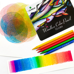 Promotional Color Pencil Drawing and Coloring Wood Free Color Pencil Set