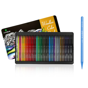 Factory made wood free colored pencil set